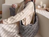 New Fashion Leopard Print Women 2 Bags in 1 Set Lady Handbags Wholesale