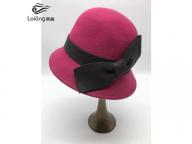 Girls Cheap 100% Wool Felt Bucket Party Cloche Hats for Ladies