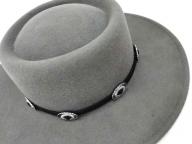 Custom Fashion Colorful Rivet Belt Wide Brim 100% Wool Felt Women Fedora Hats