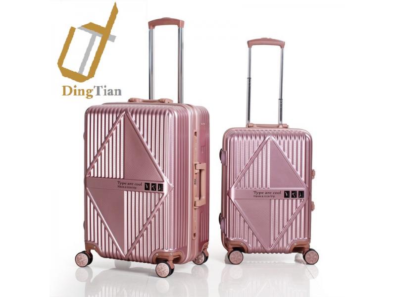 Fashionable Hard Trolley Luggage Airport Urban Luggage ABS PC Suitcase Travel Bags