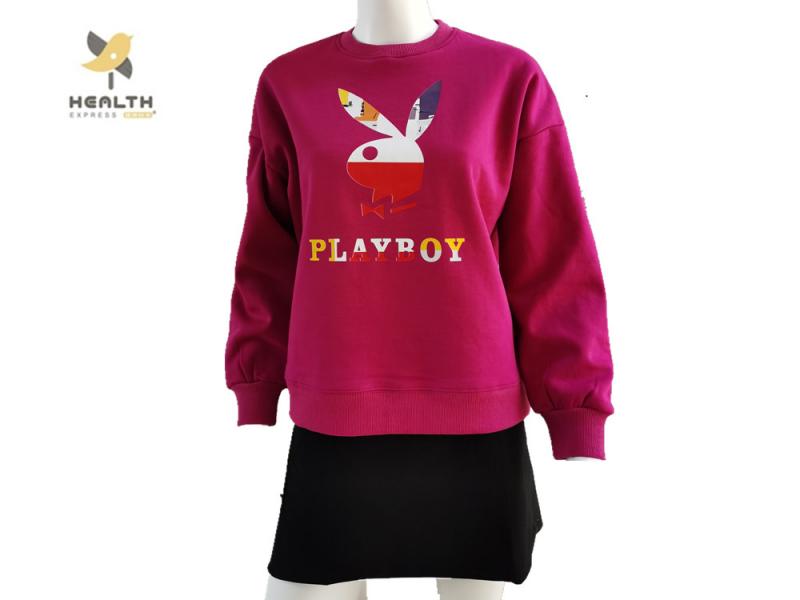Ripeng Stylish Extra-Thick Hoodie in Various Color for Women with Logo of Play Boy