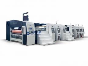 HD-GYKM Automatic High Graphics 5+1 Colors Flexo Printing Slotting Rotary Die Cutting with Vibrating