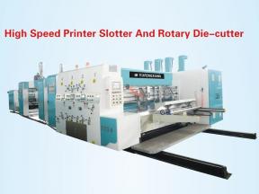 High Speed Printer Slotter and Rotary Die-cutterr