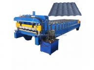 Glazed Tile Roll Forming Machine Metal Roofing Tile Making Machine for Building Material Machinery